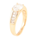 Кольцо Xuping Позолота 18K Дорожки циркония с фианитом фото №2 Кольцо Xuping Позолота 18K Дорожки циркония с фианитом фото №2