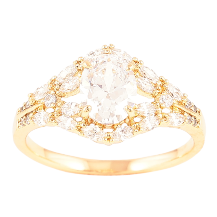 Каблучка Xuping Позолота 18K «Інкрустація цирконієм» фото №15