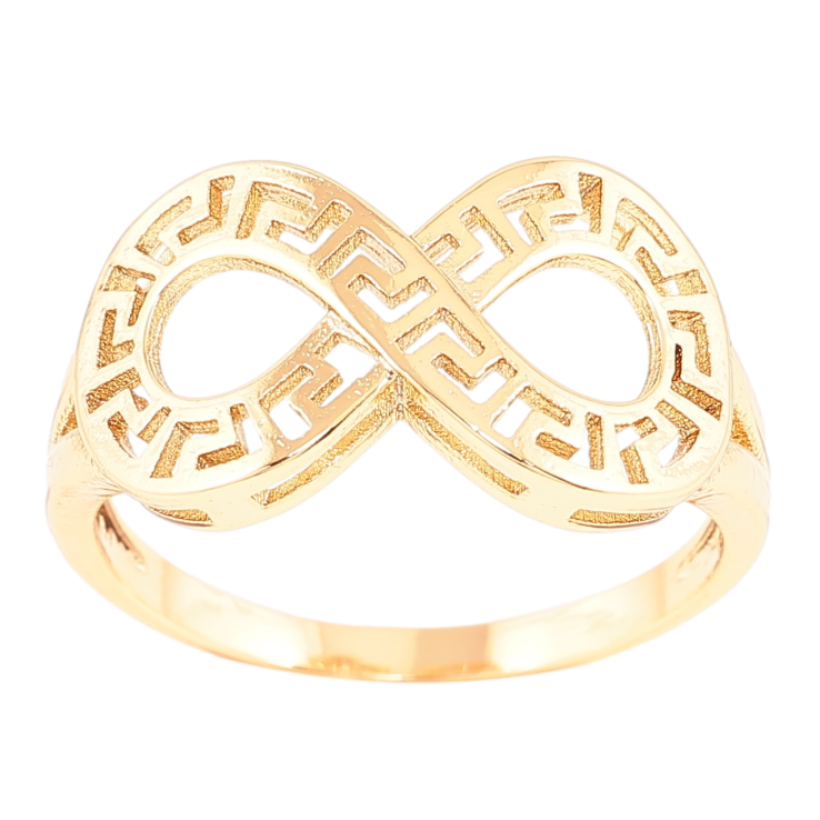 Кольцо Xuping Позолота 18K Бесконечность с греческим узором фото №15 Кольцо Xuping Позолота 18K Бесконечность с греческим узором фото №15