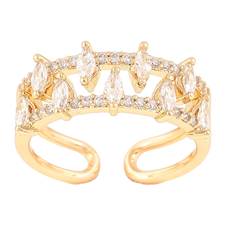 Кольцо Xuping Позолота 18K Декоративный узор с цирконием фото №7 Кольцо Xuping Позолота 18K Декоративный узор с цирконием фото №7