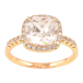 Кольцо Xuping Позолота 18K Фианит в обрамлении циркония фото №1