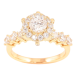 Кольцо Xuping Позолота 18K Кристальный блеск фото №1 Кольцо Xuping Позолота 18K Кристальный блеск фото №1