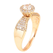 Кольцо Xuping Позолота 18K Инкрустация цирконием фото №2 Кольцо Xuping Позолота 18K Инкрустация цирконием фото №2