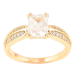 Кольцо Xuping Позолота 18K Узор с цирконием и фианитом фото №1 Кольцо Xuping Позолота 18K Узор с цирконием и фианитом фото №1