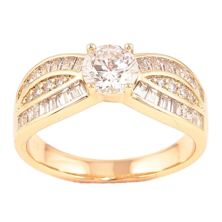 Кольцо Xuping Позолота 18K Инкрустация цирконием фото №25 Кольцо Xuping Позолота 18K Инкрустация цирконием фото №25