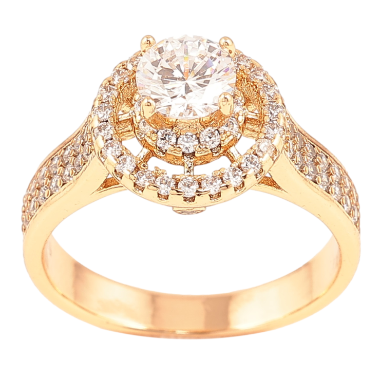 Кольцо Xuping Позолота 18K Инкрустация цирконием фото №15 Кольцо Xuping Позолота 18K Инкрустация цирконием фото №15