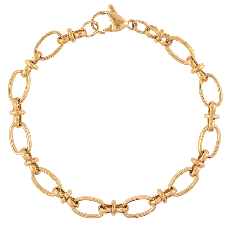 Браслет Xuping ТТМ Stainless Steel колір 14К «Декоративний візерунок» довжина 20см х 5-7мм фото №18 Браслет Xuping ТТМ Stainless Steel колір 14К «Декоративний візерунок» довжина 20см х 5-7мм фото №18