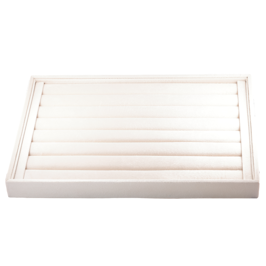 Подставка под кольца Планшет 7 рядов светло-бежевая дшв- 35х24х3см фото №1