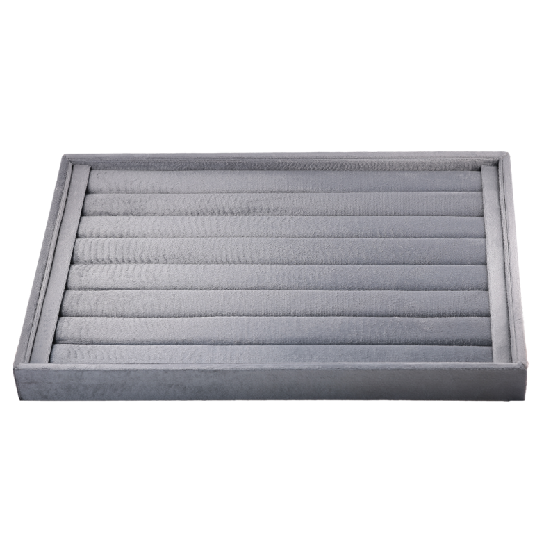 Подставка под кольца Планшет 7 рядов серая дшв- 35х24х3см фото №1