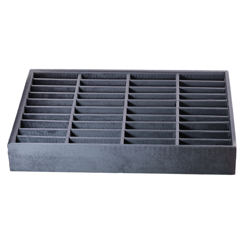 Подставка под браслеты часы Планшет 40 ячеек серая дшв- 35х24х5см фото №1 Подставка под браслеты часы Планшет 40 ячеек серая дшв- 35х24х5см фото №1