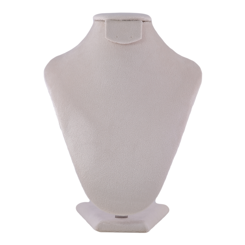 Подставка шея под колье, цепочки, серьги Светло-бежевая ВШ - 22х17см фото №3