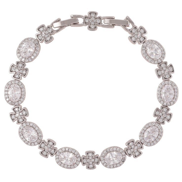 Браслет Xuping Родій «Кришталевий блиск» розмір з доп. замком 17,19см фото №23 Браслет Xuping Родій «Кришталевий блиск» розмір з доп. замком 17,19см фото №23