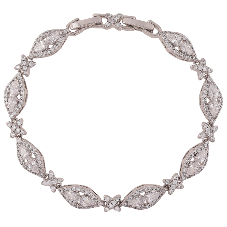 Браслет Xuping Родий Кристальный блеск размер с доп. замком 17,19см фото №1 Браслет Xuping Родий Кристальный блеск размер с доп. замком 17,19см фото №1