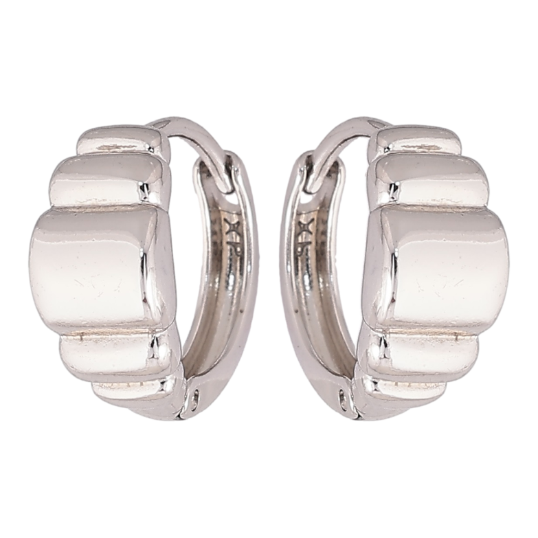 Серьги Xuping Родий колечки Декоративный узор фото №1