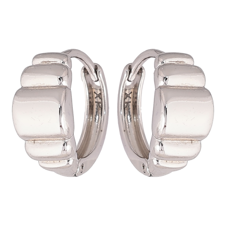 Серьги Xuping Родий колечки Декоративный узор фото №1