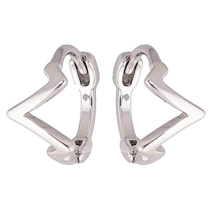 Серьги Xuping Родий колечки Декоративный узор фото №14 Серьги Xuping Родий колечки Декоративный узор фото №14