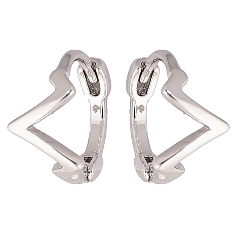 Серьги Xuping Родий колечки Декоративный узор фото №1