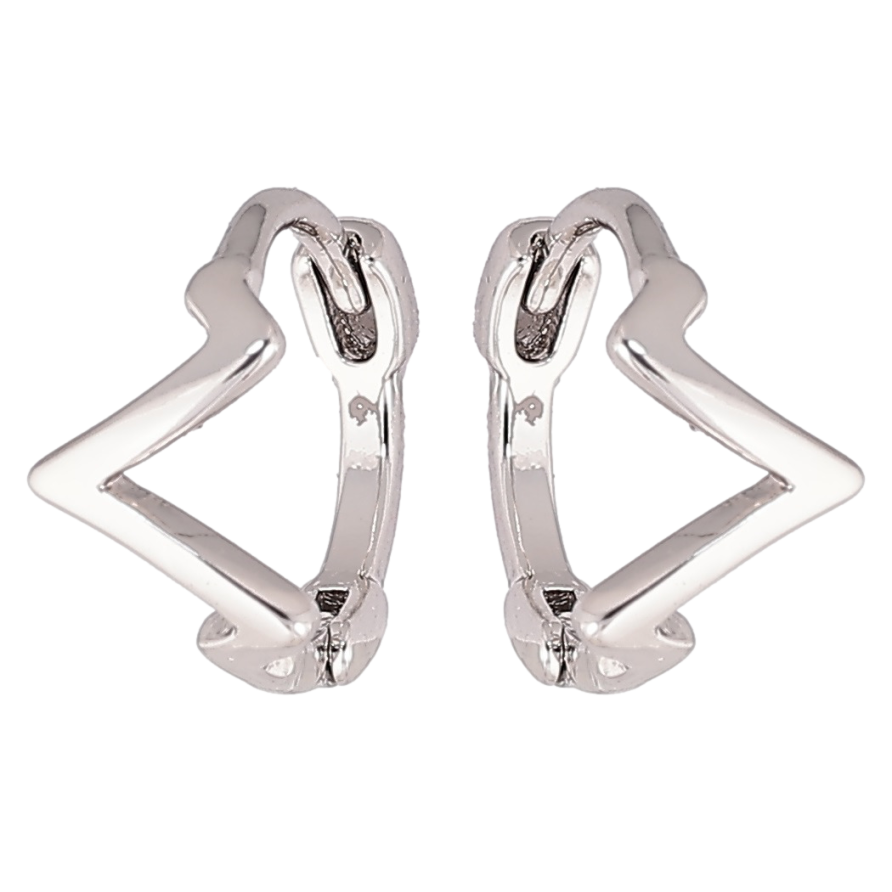 Серьги Xuping Родий колечки Декоративный узор фото №1