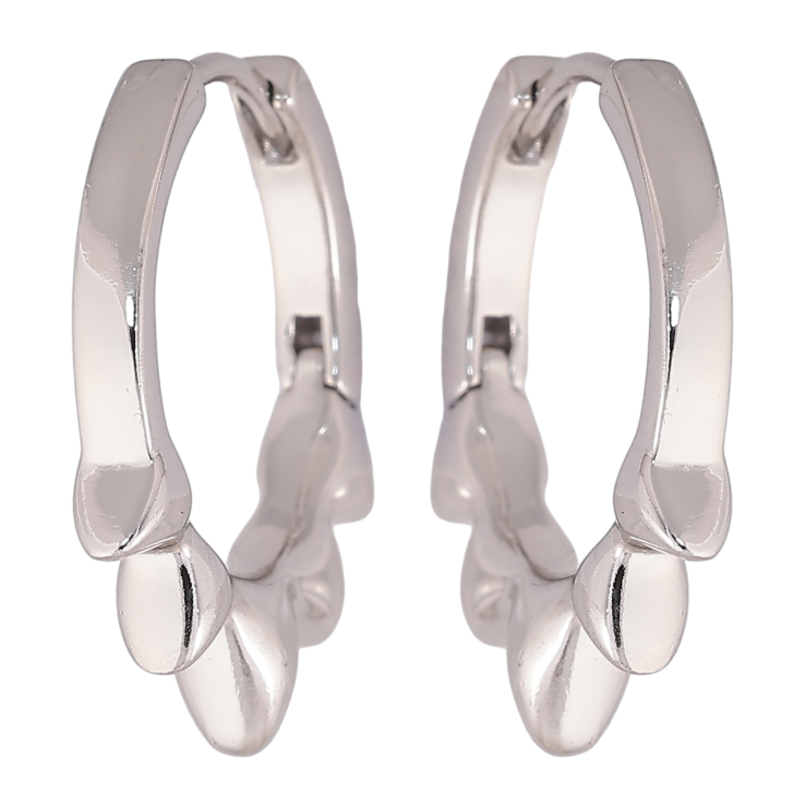 Серьги Xuping Родий колечки Декоративный узор фото №13 Серьги Xuping Родий колечки Декоративный узор фото №13