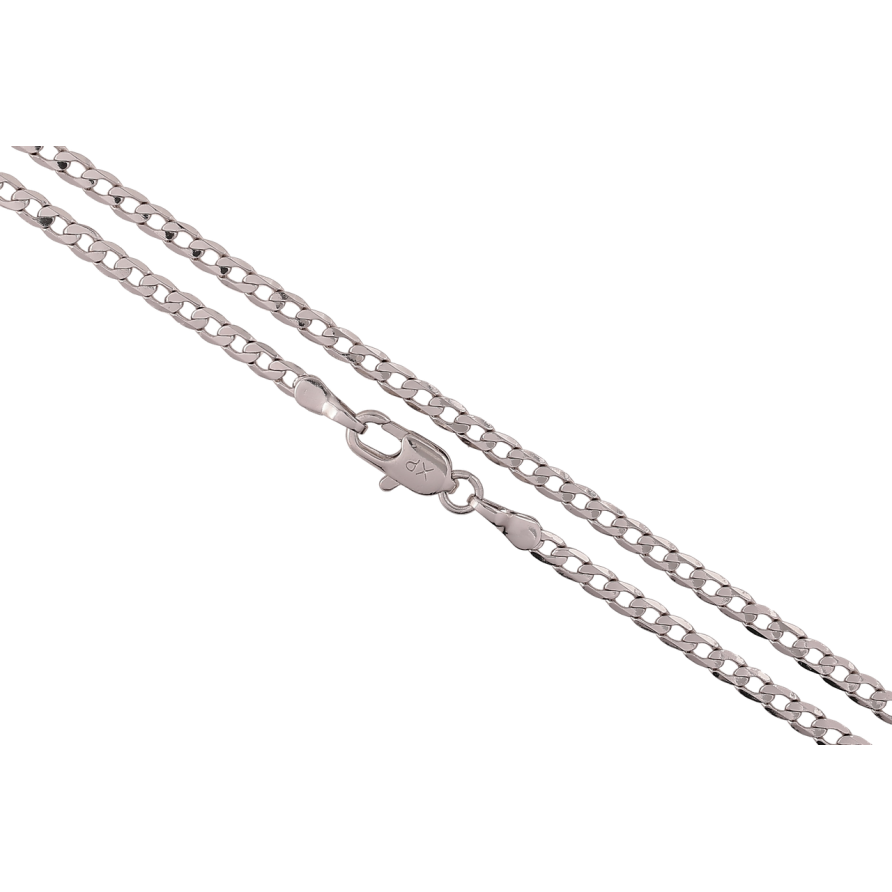 Цепочка Xuping Родий Плетение Панцирное длина 50см х 3.5мм фото №1