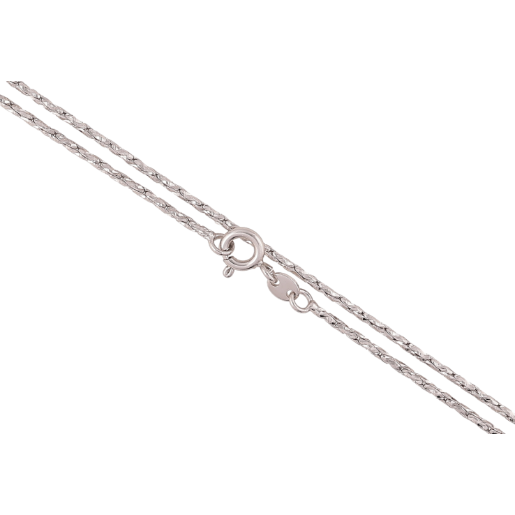 Цепочка Xuping Родий Плетение Фантазийное длина 44см х 1.5мм фото №25