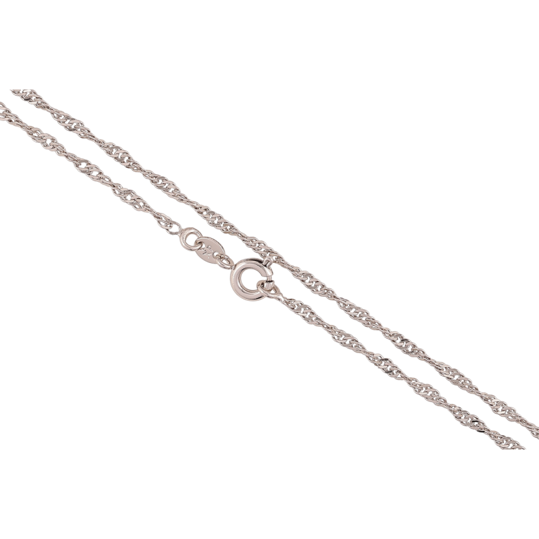 Цепочка Xuping Родий Плетение Сингапур длина 44см х 1.5мм фото №2