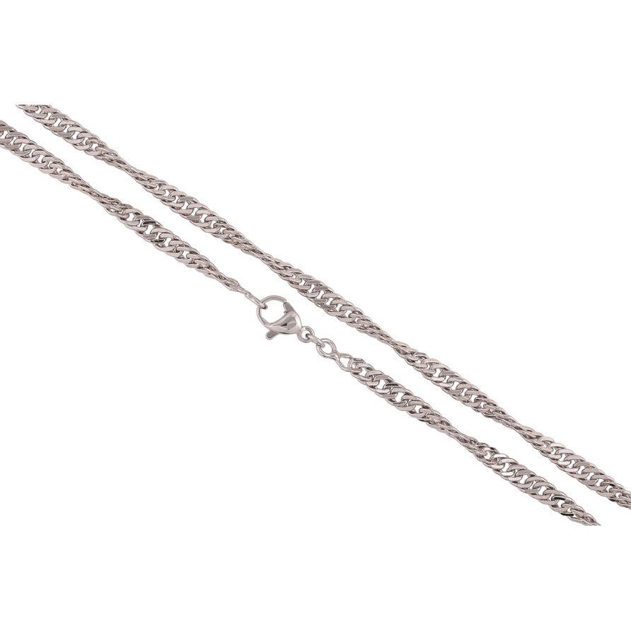 Цепочка Xuping Родий Плетение Кобра перекрученное длина 50см х 4мм фото №1 Цепочка Xuping Родий Плетение Кобра перекрученное длина 50см х 4мм фото №1