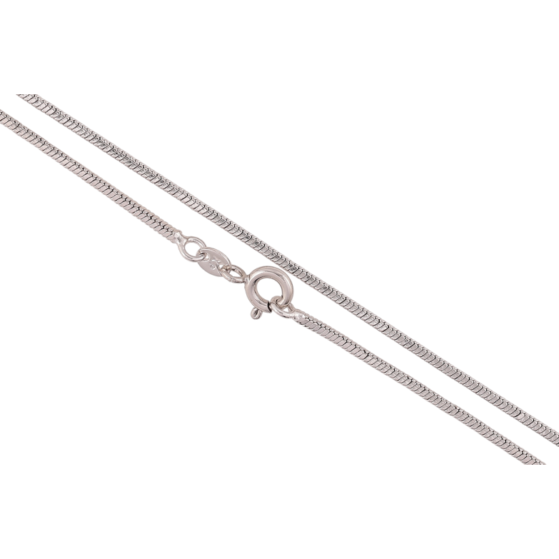 Ланцюжок Xuping Родій «Плетіння Ювелірний шнур 4-х гранний» довжина 49см х 1.5мм фото №1
