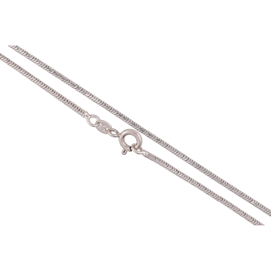 Цепочка Xuping Родий Плетение Ювелирный шнур 4-х гранный длина 49см х 1.5мм фото №1