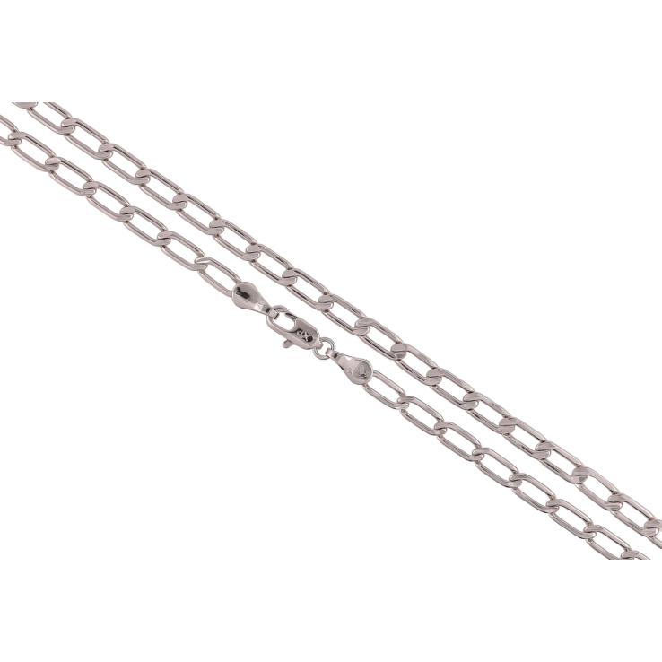 Цепочка Xuping Родий Плетение Панцирное длина 44см х 4мм фото №3