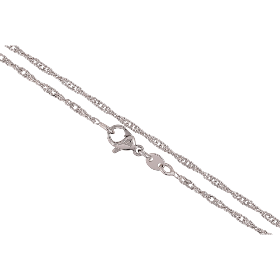 Цепочка Xuping Родий Плетение Сингапур длина 50см х 2мм фото №1