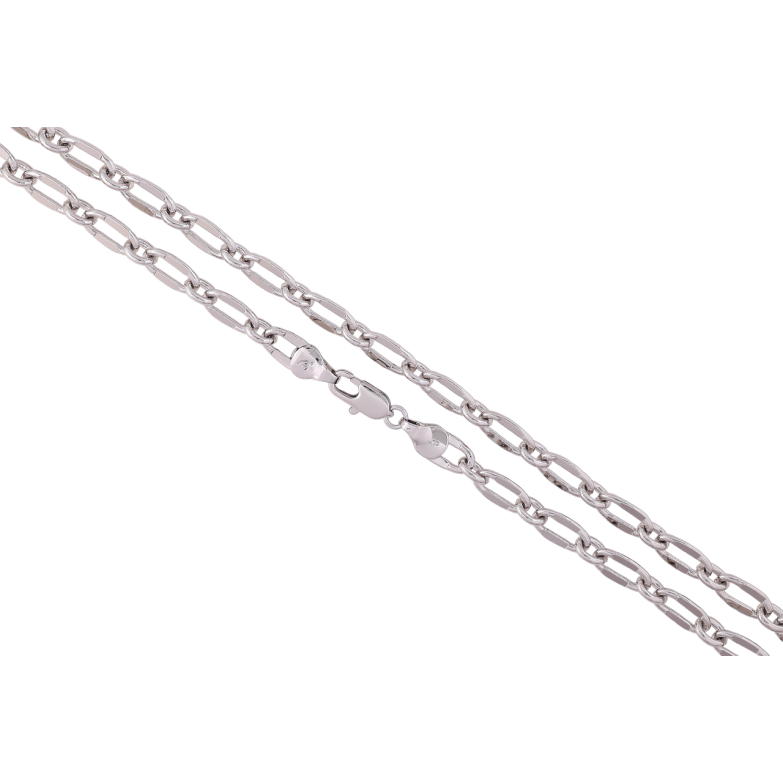 Цепочка Xuping Родий Плетение Фантазийное длина 49см х 5мм фото №1 Цепочка Xuping Родий Плетение Фантазийное длина 49см х 5мм фото №1