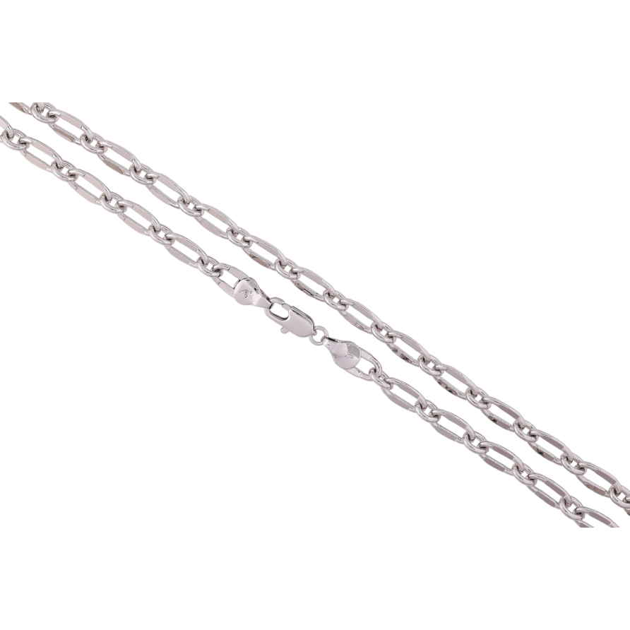 Цепочка Xuping Родий Плетение Фантазийное длина 49см х 5мм фото №1 Цепочка Xuping Родий Плетение Фантазийное длина 49см х 5мм фото №1