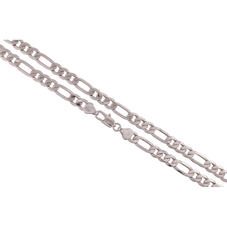Цепочка Xuping Родий Плетение Фигаро длина 50см х 6.5мм фото №7