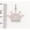 Кулон Xuping Родій «Корона з цирконієм» для ланцюжка до 6мм фото №2