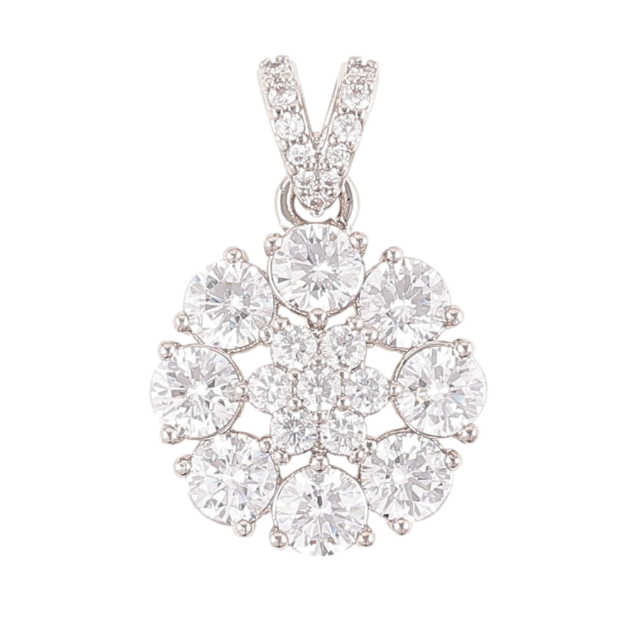 Кулон Xuping Родий Инкрустация цирконием для цепочки до 4мм фото №1 Кулон Xuping Родий Инкрустация цирконием для цепочки до 4мм фото №1