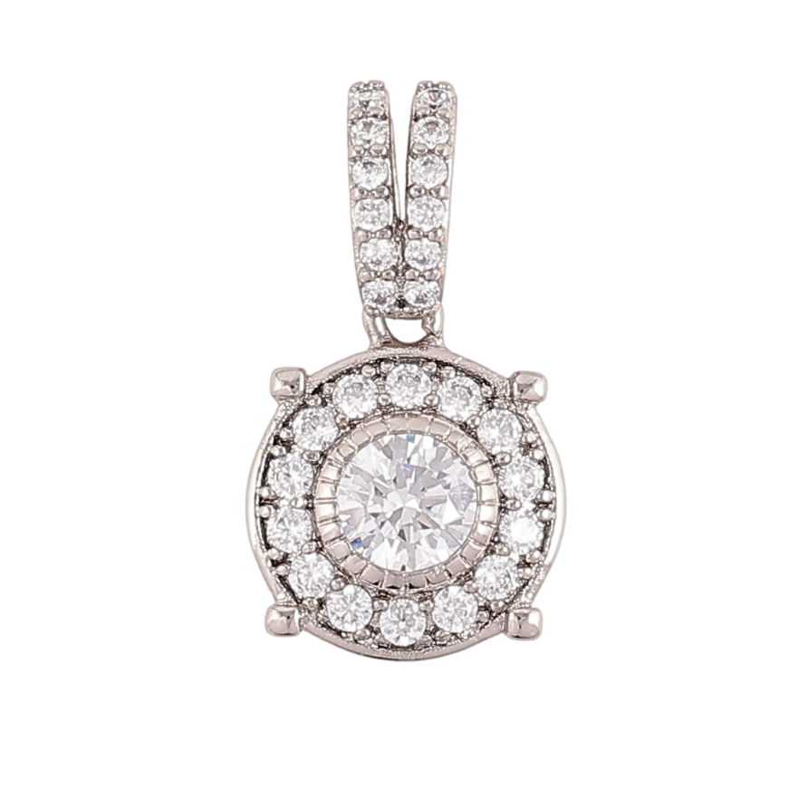 Кулон Xuping Родий Инкрустация цирконием для цепочки до 5мм фото №1