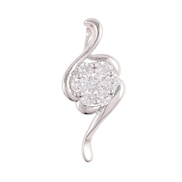 Кулон Xuping Родій «Кришталева квіточка» для ланцюжка до 3мм фото №21 Кулон Xuping Родій «Кришталева квіточка» для ланцюжка до 3мм фото №21