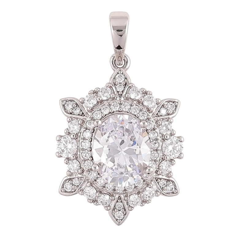 Кулон Xuping Родій «Інкрустація цирконієм» для ланцюжка до 6мм фото №1