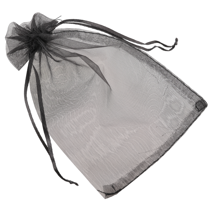Мішечок подарунковий з органзи «Колір чорний» розмір 10х15см ціна за 1 шт. фото №9 Мішечок подарунковий з органзи «Колір чорний» розмір 10х15см ціна за 1 шт. фото №9