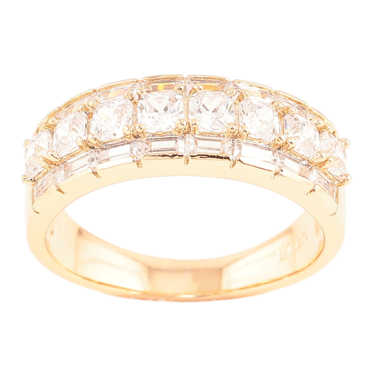 Каблучка Xuping Позолота 18K «Інкрустація цирконієм» фото №2