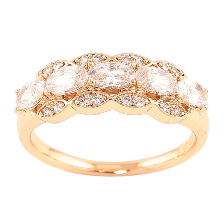 Кольцо Xuping Позолота 18K Узор с цирконием фото №16 Кольцо Xuping Позолота 18K Узор с цирконием фото №16