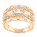Кольцо Xuping Позолота 18K Инкрустация цирконием фото №1 Кольцо Xuping Позолота 18K Инкрустация цирконием фото №1