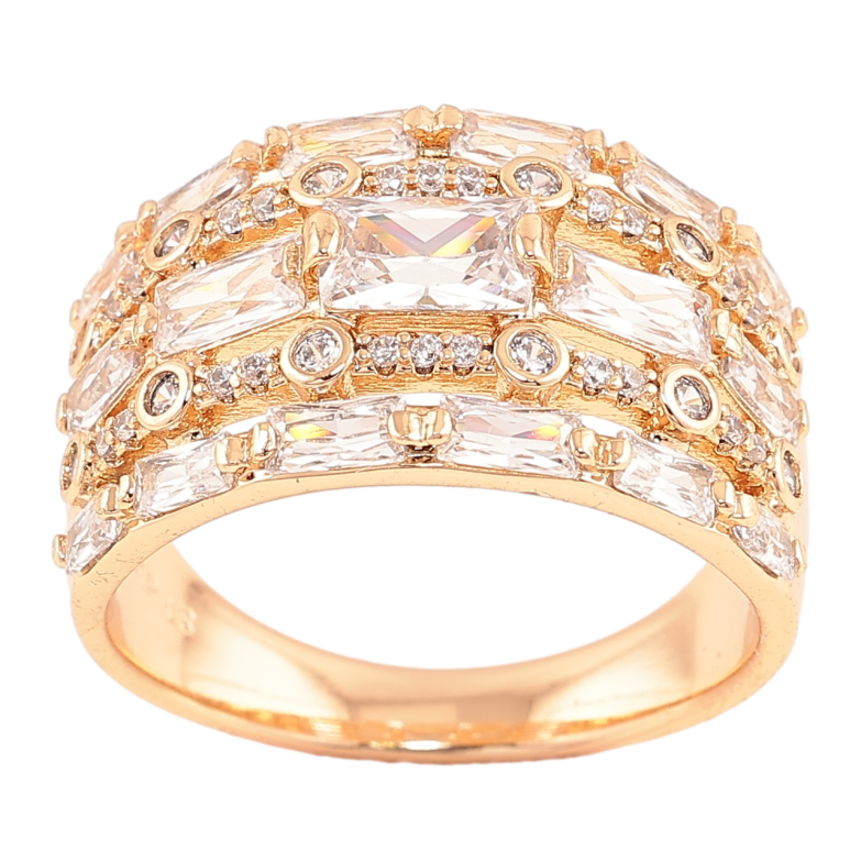 Каблучка Xuping Позолота 18K «Інкрустація цирконієм» фото №1