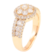 Кольцо Xuping Позолота 18K Инкрустация цирконием фото №2