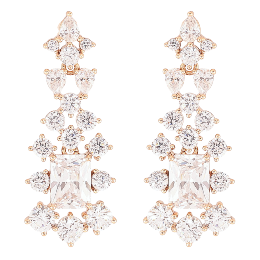 Сережки Xuping JEAN GOUJON Позолота 18K пусети «Підвіски з інкрустацією цирконієм» фото №1 Сережки Xuping JEAN GOUJON Позолота 18K пусети «Підвіски з інкрустацією цирконієм» фото №1