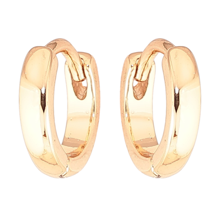 Серьги Xuping Позолота 18K колечки Классика, шир. 2.3мм ø 12мм фото №20