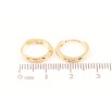 Серьги Xuping Позолота 18K колечки Классика, шир. 2мм ø 13мм фото №2