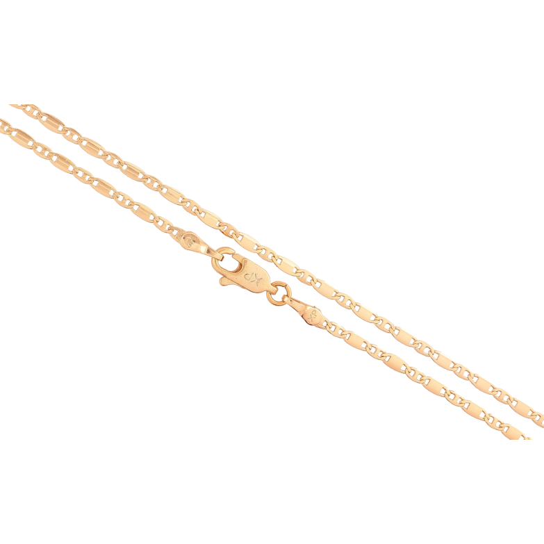 Ланцюжок Xuping Позолота 18K «Плетіння Морський ланцюг» довжина 45см х 2мм фото №1