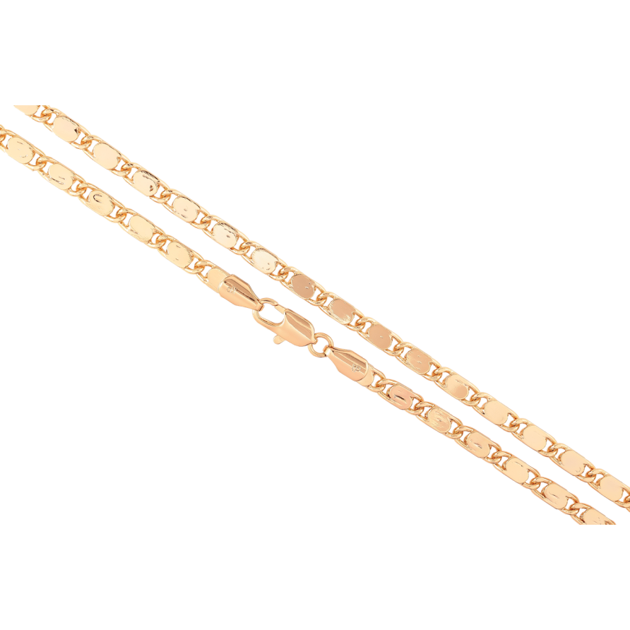 Цепочка Xuping Позолота 18K Плетение Морская цепь длинна 50см х 4мм фото №1 Цепочка Xuping Позолота 18K Плетение Морская цепь длинна 50см х 4мм фото №1